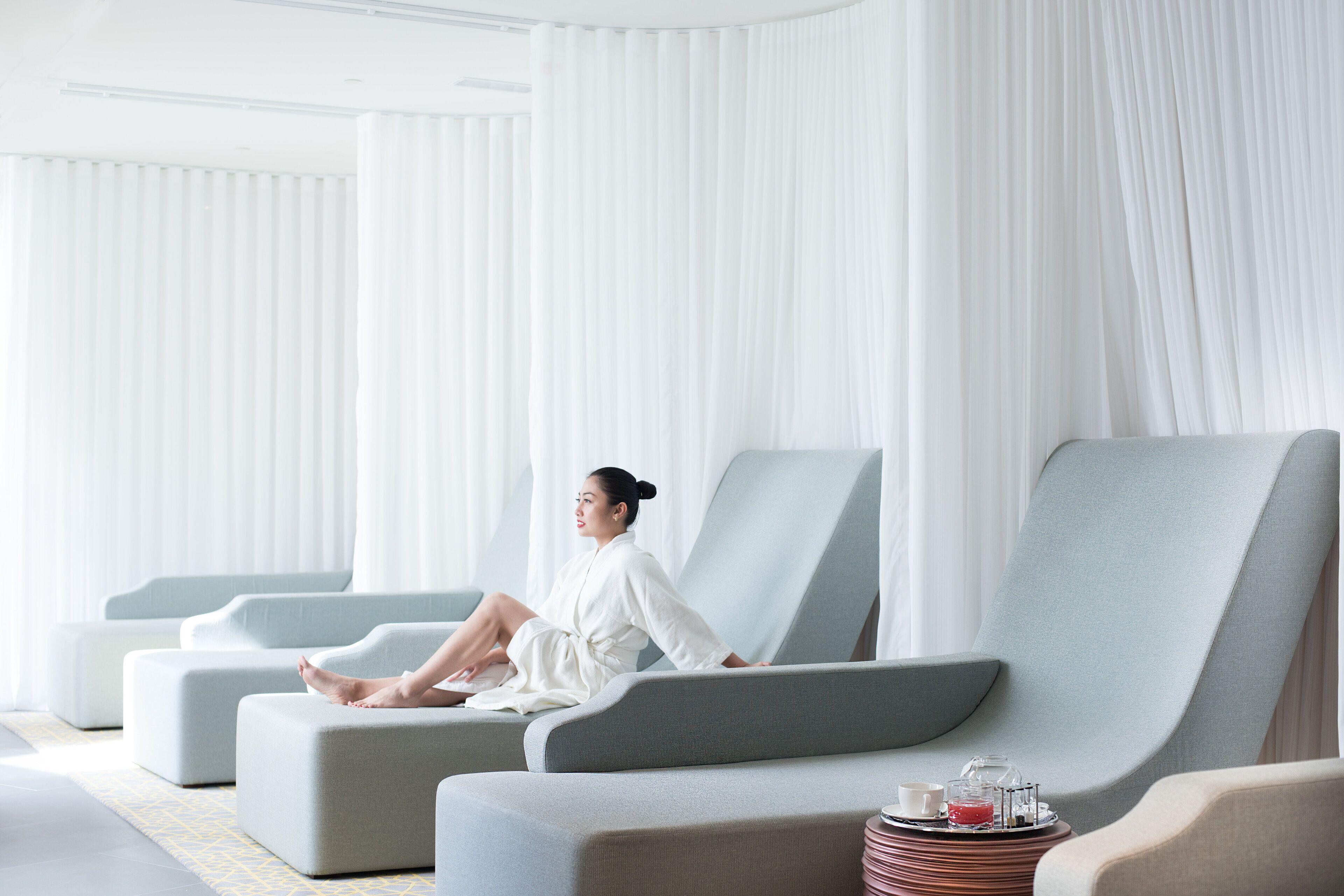 Behandlingsrom for par, boblebad, dampbad og tyrkisk bad/hamam