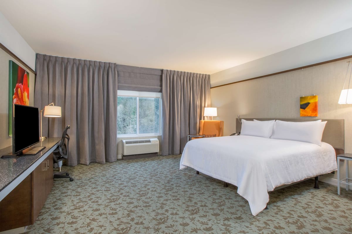Room, 1 King Bed, Accessible (Roll-in Shower) | In-room safe, WiFi, bed sheets