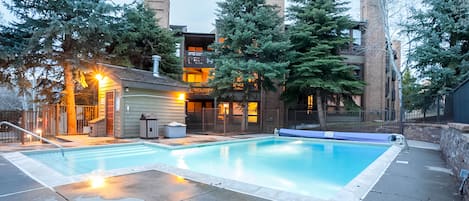 Condo, 3 Bedrooms, Hot Tub, Ground Floor (Lodge at Steamboat F101 - SM) | Pool | Outdoor pool