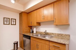 Condo, 2 Bedrooms | Private kitchenette | Fridge, microwave, coffee/tea maker