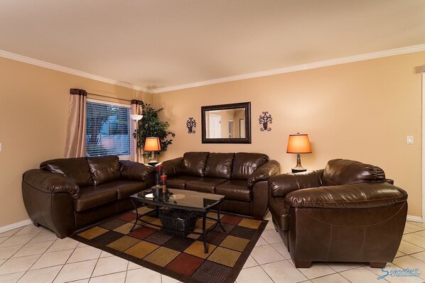 Condo, 2 Bedrooms | Living area | DVD player - Arizona Grande By Signature Vacation Rentals (Phoenix)