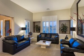 Condo, 5 Bedrooms | Living area | DVD player - The Sound Of Freedom By Signature Vacation Rentals (Surprise)