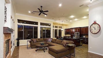 Condo, 4 Bedrooms | Living area | DVD player