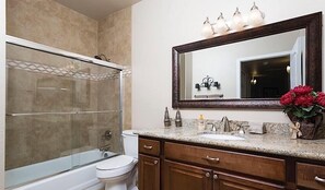 Condo, 3 Bedrooms | Bathroom | Combined shower/bathtub, hair dryer, towels - Something Borrowed By Signature Vacation Rentals (Scottsdale)