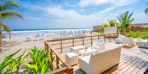 Blick von der Unterkunft