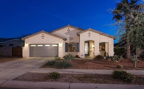 Front of property - evening/night