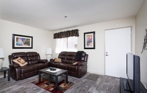 Condo, 1 Bedroom | Living area | DVD player