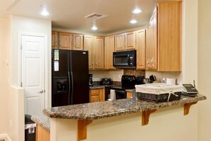 Villa, 2 Bedrooms | Private kitchen | Fridge, microwave, stovetop, dishwasher