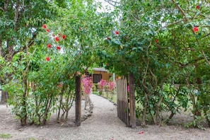 Entrée de l’hébergement