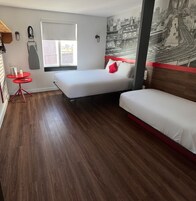 Ropa de cama de alta calidad y cortinas blackout