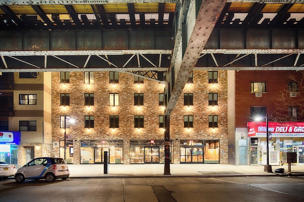 Façana frontal de l'allotjament