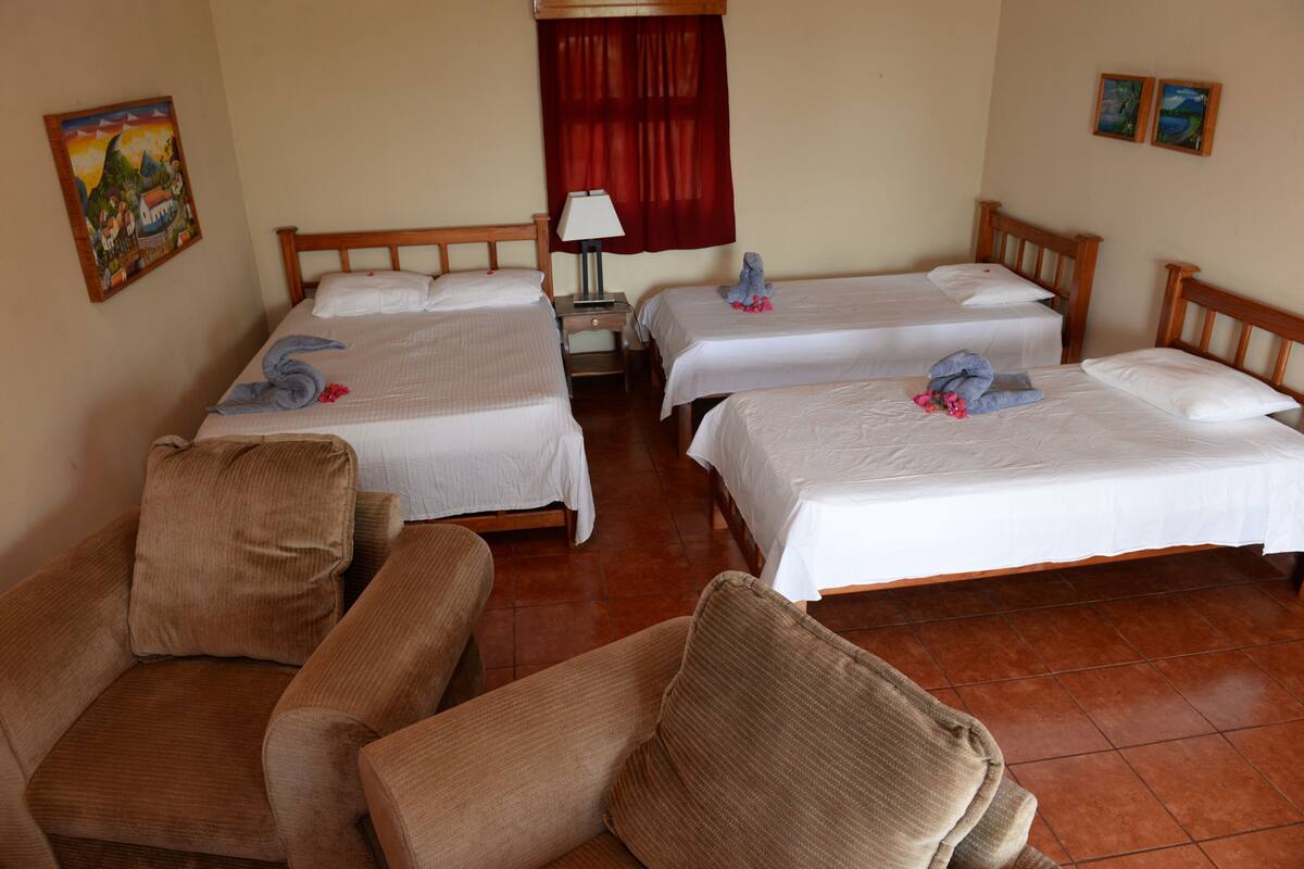 Family Cabin, 1 Bedroom | In-room safe, bed sheets