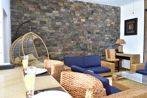 Apartment 203 | Living area | Flat-screen TV