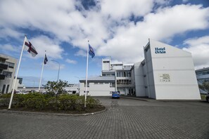 Voorkant van accommodatie