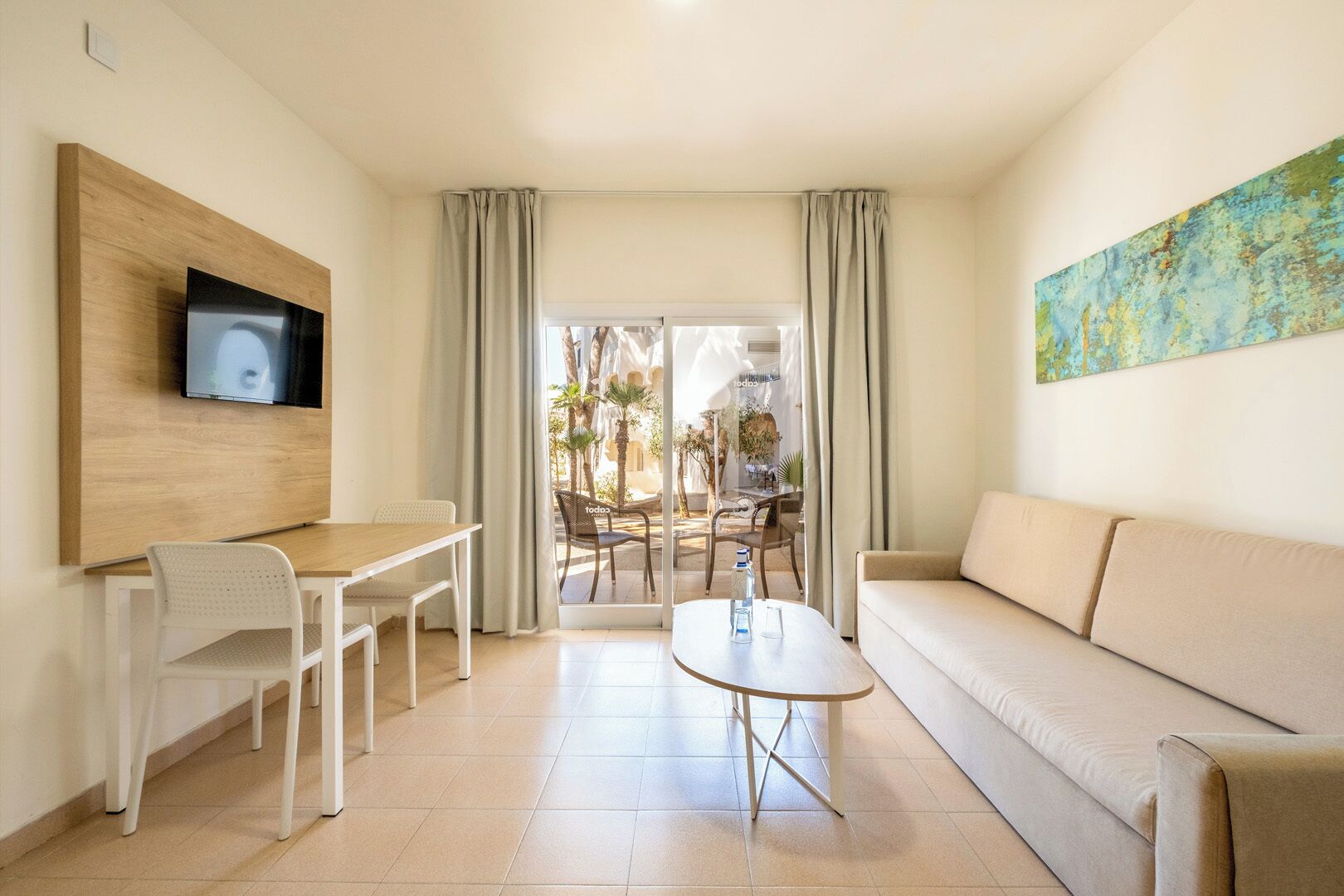 Basic Apartment, 1 Bedroom | Living area | TV