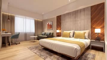 Superior Room, 1 King Bed | Minibar, in-room safe, individually decorated, individually furnished