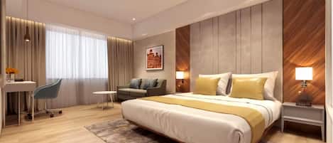 Superior Room, 1 King Bed | Minibar, in-room safe, individually decorated, individually furnished