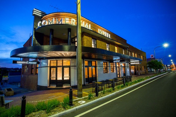 Front of property – evening/night