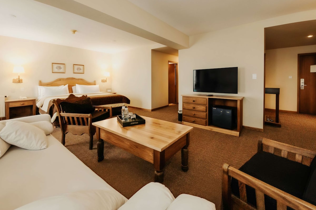 Presidential-Suite, 1 King-Bett, Nichtraucher, Buchtblick | 1 Schlafzimmer, hochwertige Bettwaren, Daunenbettdecken