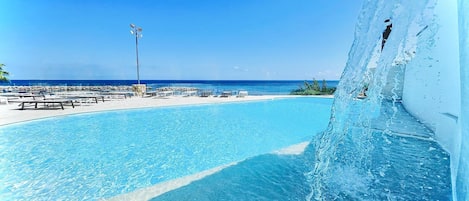 Piscine intérieure, piscine extérieure