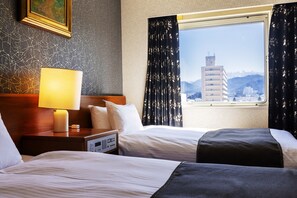 Chambre Deluxe avec lits jumeaux | Vue de la chambre