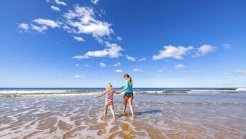 Beach nearby, white sand