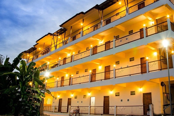 Front of property - evening/night