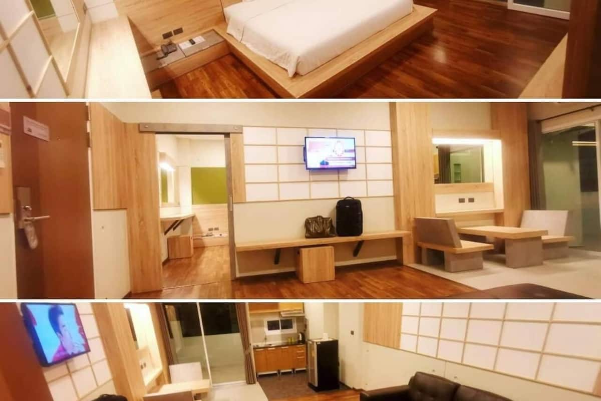 individually decorated, desk, blackout curtains, rollaway beds