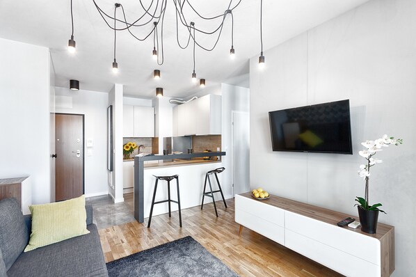 컴포트 스튜디오 스위트, 침실 1개 | 1 개의 침실, 고급 침구, 책상, 다리미/다리미판