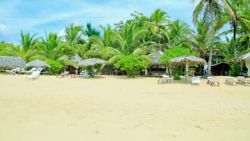 On the beach