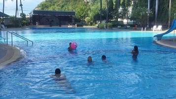Indoor pool, outdoor pool