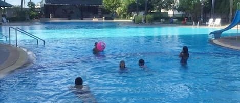 Indoor pool, outdoor pool