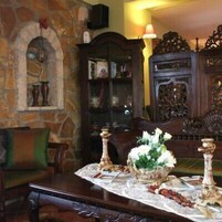 Área de estar no saguão