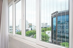 Útsýni frá gististað