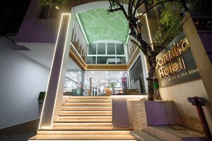 Framhlið gististaðar