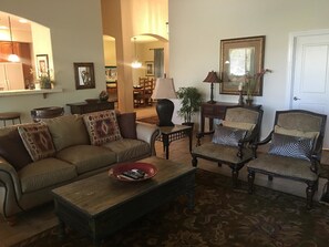 House, 3 Bedrooms | Living area | DVD player - Rancho Manana Private Home By Signature Vacation Rentals (Cave Creek)