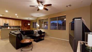 Condo, 5 Bedrooms | Living area | DVD player