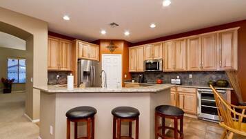 Condo, 5 Bedrooms | Private kitchen | Fridge, microwave, coffee/tea maker