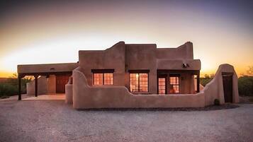 Front of property – evening/night