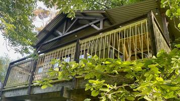 Ferienhaus, eigenes Bad | Blick vom Balkon