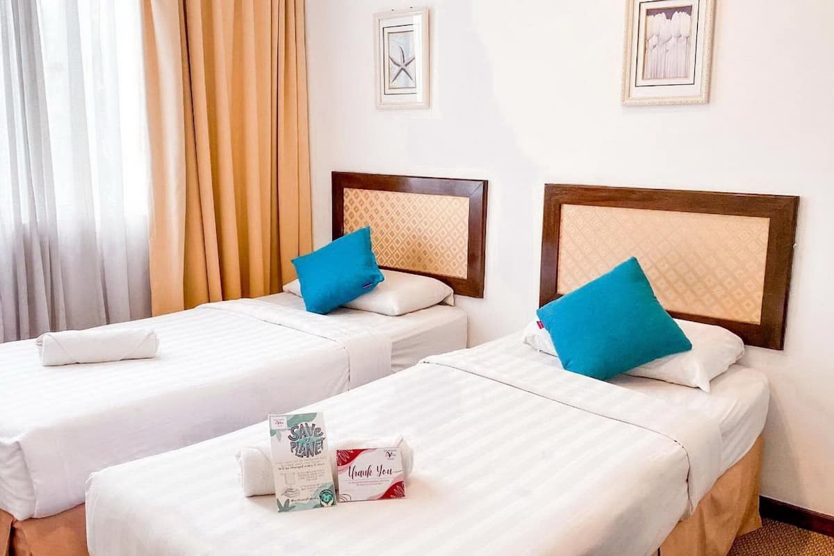 Executive-Doppel- oder -Zweibettzimmer | Bettwäsche aus ägyptischer Baumwolle, hochwertige Bettwaren