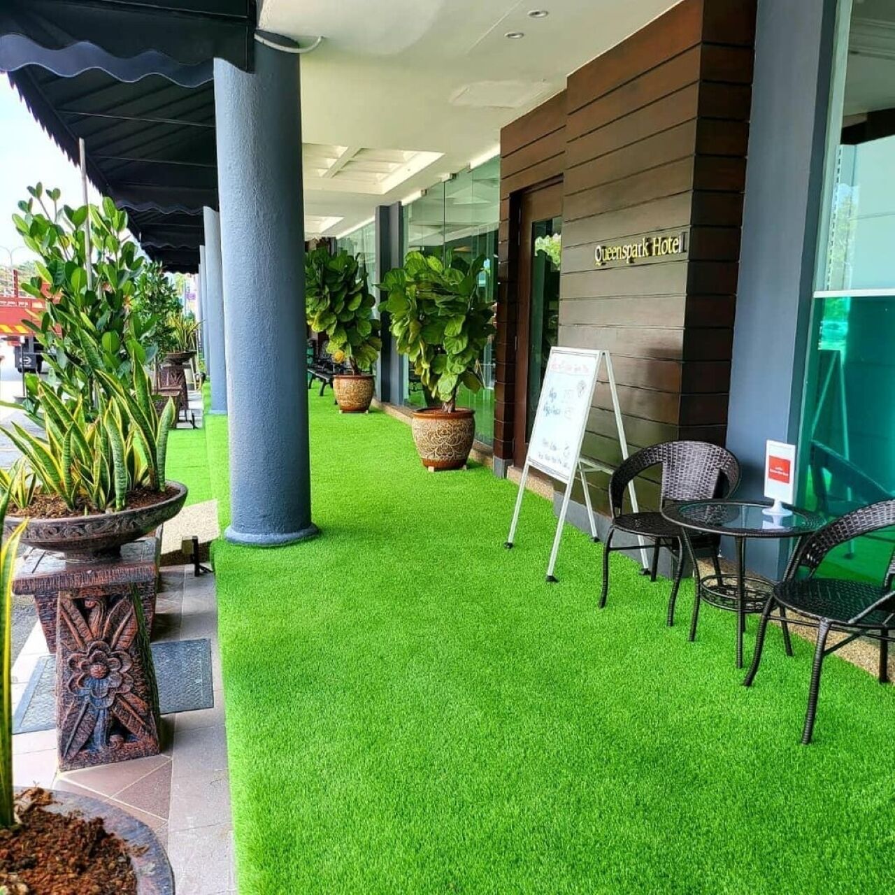 Fachada de la propiedad