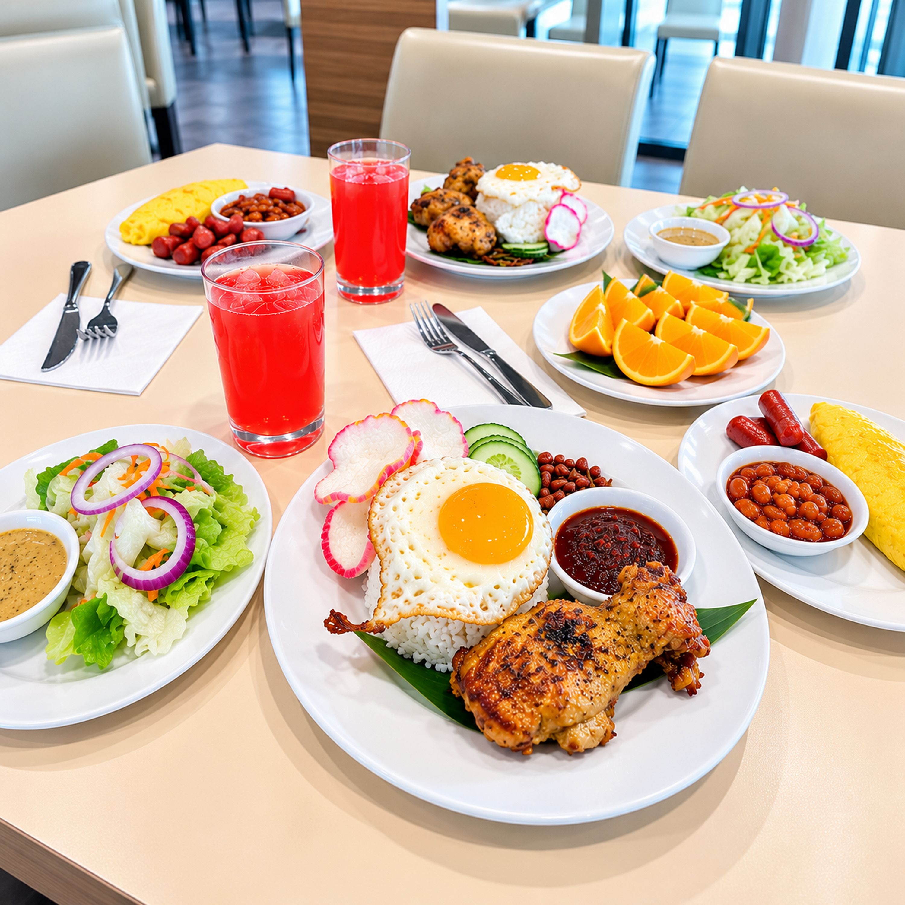 Breakfast buffet