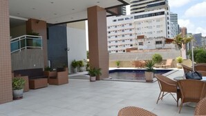 Terrace/patio - Flat Edifício Ocean Tower (Fortaleza)