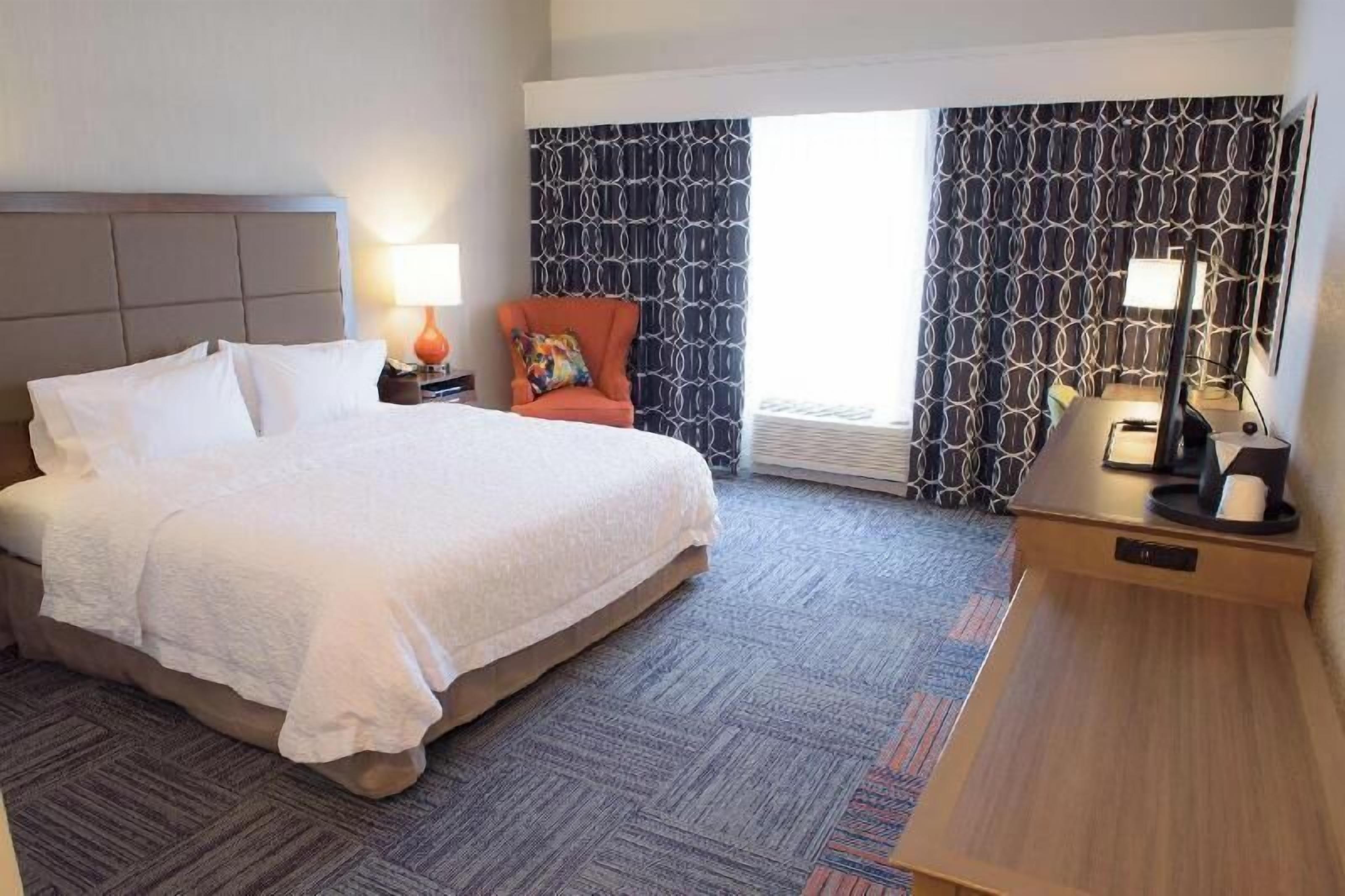 In-room safe, desk, blackout curtains, iron/ironing board