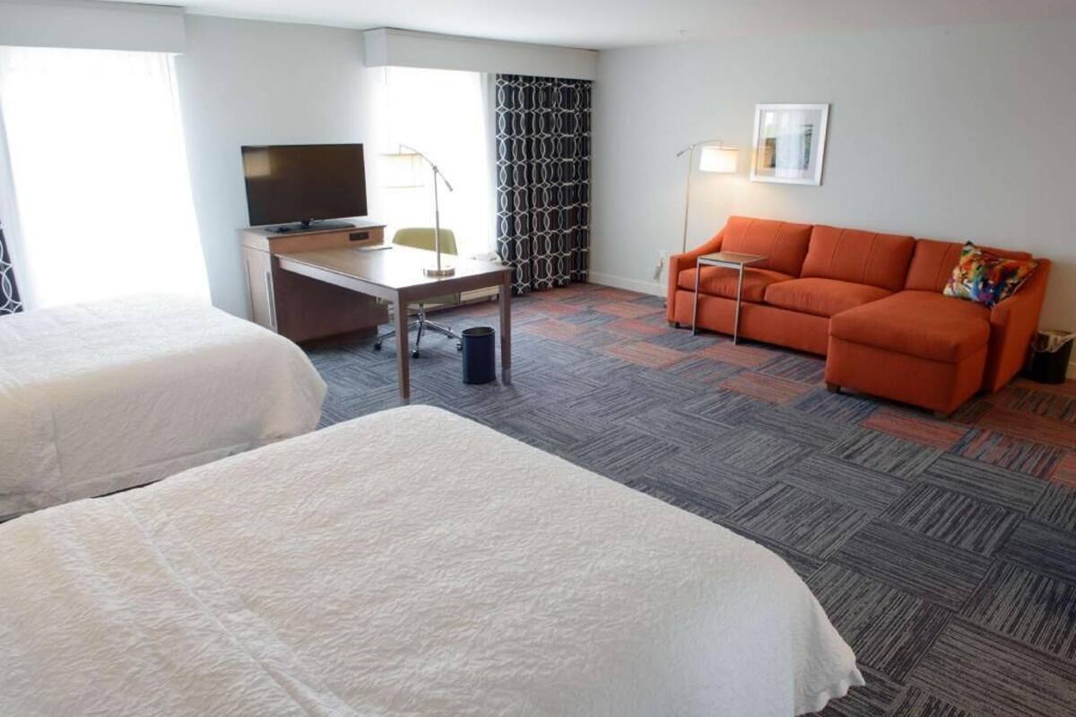 In-room safe, desk, blackout curtains, iron/ironing board