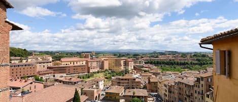 Vue depuis lâhĂ©bergement