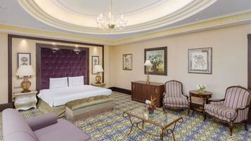 Suite ejecutiva, 1 cama King size (No View) | Ropa de cama de alta calidad y camas con efecto memoria