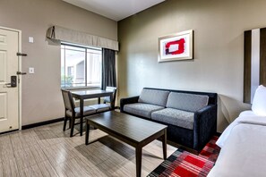 Suite, 2 Queen Beds, Smoking, Kitchen | Desk, iron/ironing board, free WiFi, bed sheets - Americas Best Value Inn and Suites IAH Airport North (Humble)