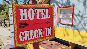 Façade de l’hébergement